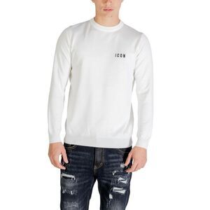 Icon White Viscose Men's Sweatshirt